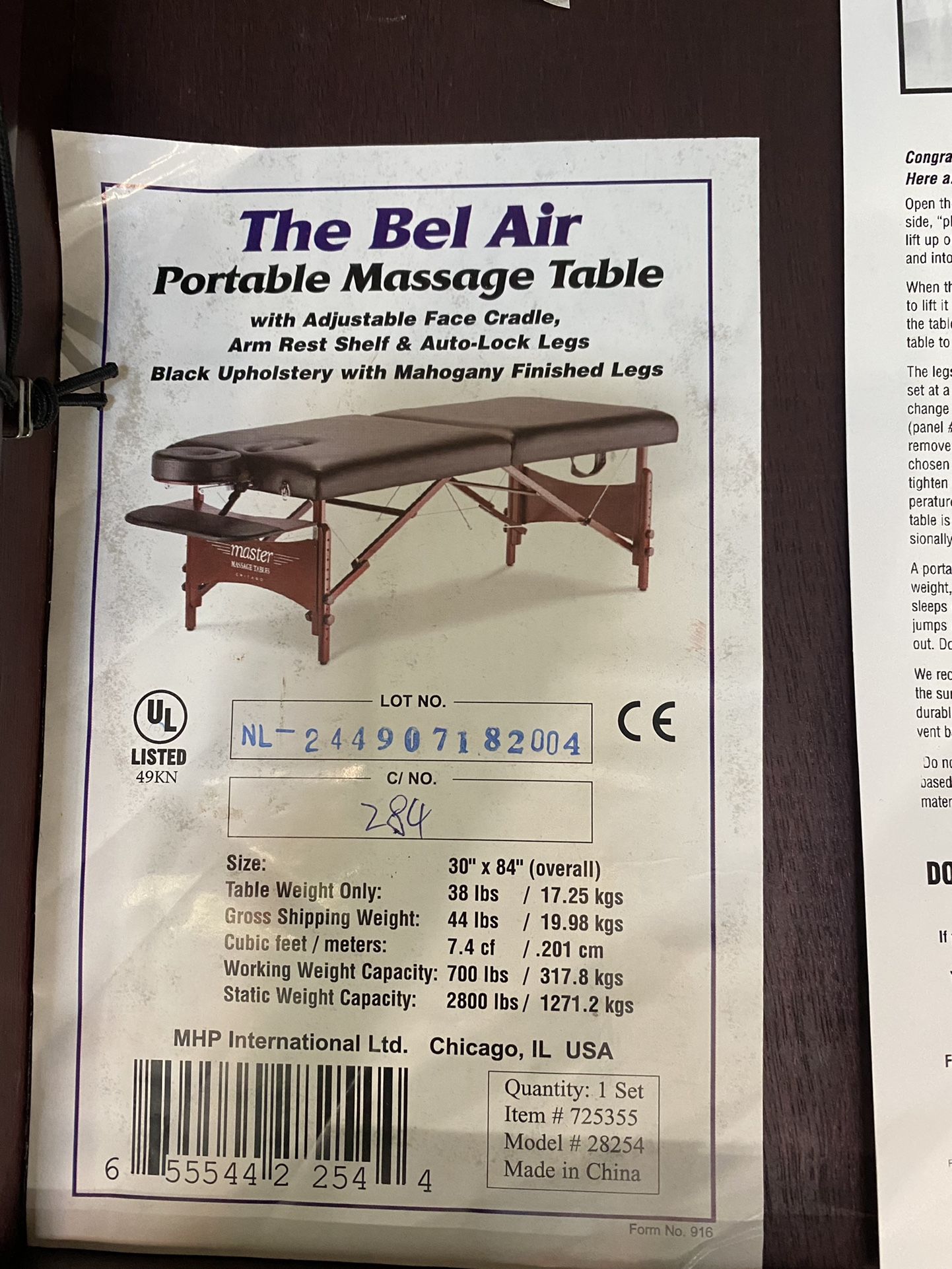 Extra wide massage table for Sale in Tampa, FL OfferUp