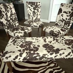 Parson Chairs and Bench