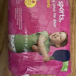 👧 Girl diapers Training Pad 3T-4T