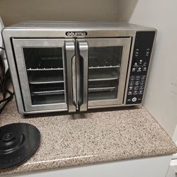 Negotiable very good Gourmia Toaster, Oven Air Fryer, with 18 One-Touch Presets, Stainless Steel