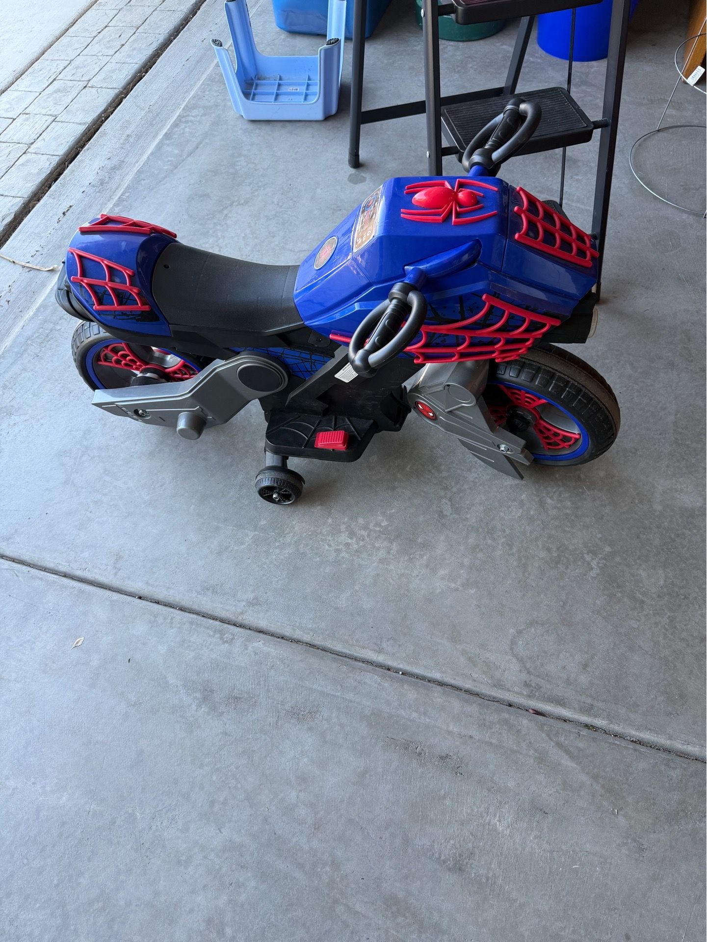 Spider-Man Electric Ride-On Motorcycle for Kids Fun Spider-Man
