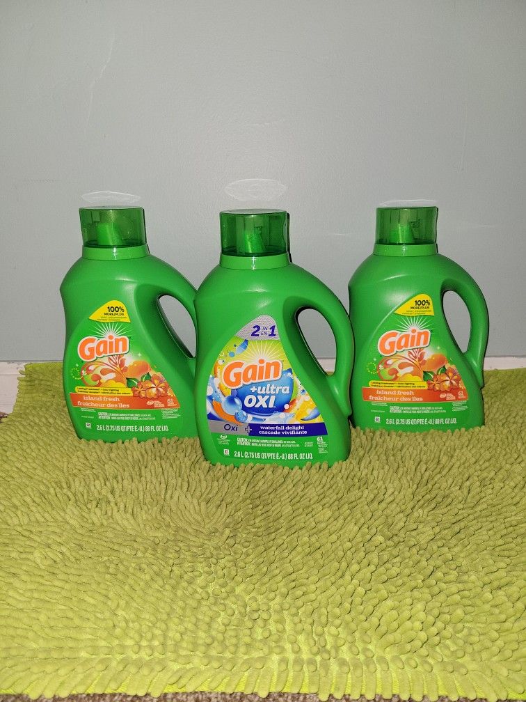 2 Gain Island Fresh /1 Gain Ultra Oxi 88oz