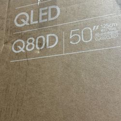 SAMSUNG 50-Inch Class QLED 4K Q80D Series Quantum HDR+ Smart TV w/Dolby Atmos, Object Tracking Sound Lite, Direct Full Array, Motion Xcelerator, Alexa