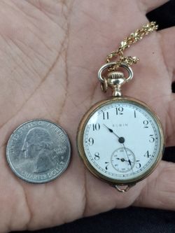 Elgin Pocket Watch Antique 