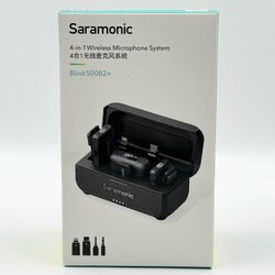 New Saramonic Blink500B2+ 48kHz 4-in-1 Wireless Microphone System
