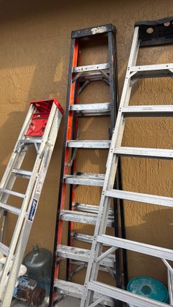 3- Step ladders 2- 8ft - 1 6 ft