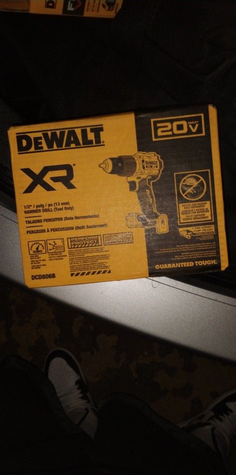 DeWalt XR One And A Half Inch 20 Volt Max Brushless Cordless Hammer Drill