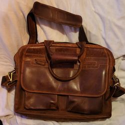 Roosavelt Buffalo Leather Pilot Bag Large