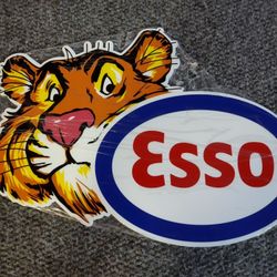 Xtra Heavy 14 Gauge USA Built Steel Esso Sign