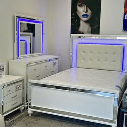 New 4pc Bedroom Set In Box Buy Now Pay Later $39 Down No Credit Needed