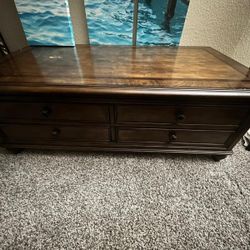 Wooden Center Coffee Table