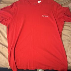 Red Supreme T Shirt 
