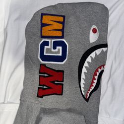 BAPE Shark Pullover Hoodie ‘Grey’
