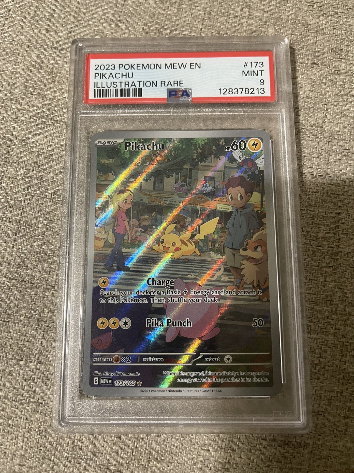 Pikachu 151 PSA 9