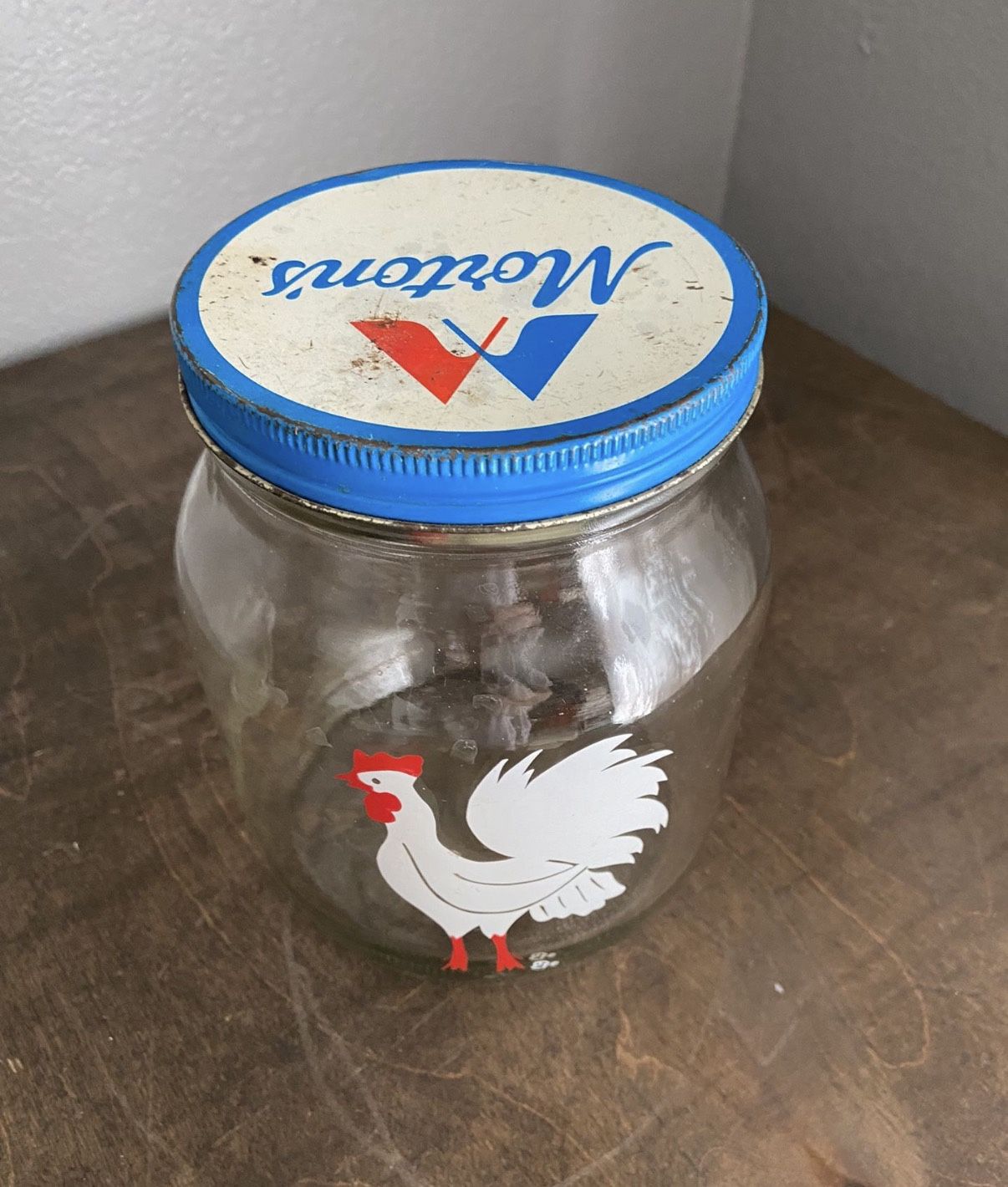 Vintage Morton Glass Jar 