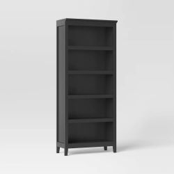 72" Carson 5 Shelf Bookcase - Threshold™️ - Black ADO #:TGT-30059 Brand New – Box Not Perfect.Price is Firm. Description : Item # : 11111129 The Carso
