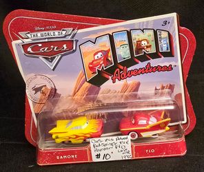 Disney Pixar World of Cars Mini Adventures Radiator Springs Fire Dept Ramone & Flo