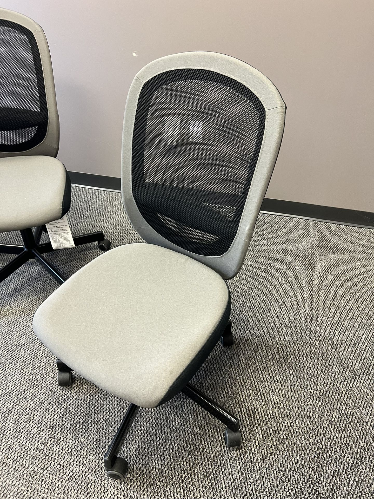 Mesh Office Rolling Chair without Handles