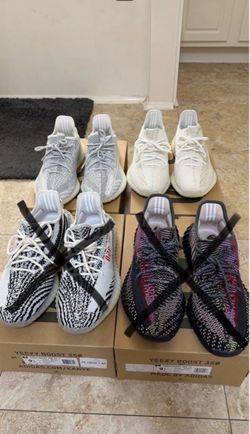 Adidas YEEZY size 9.5 (Static and Bone) Worn Once