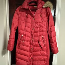 Michael Kors Red Winter Coat