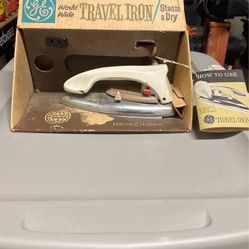 Vintage travel iron