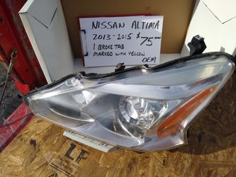 Nissan Altima headlight
