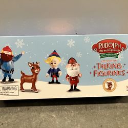 Rudolph the Red Nosed Reindeer 50th Anniversary Talking Poseable Figures