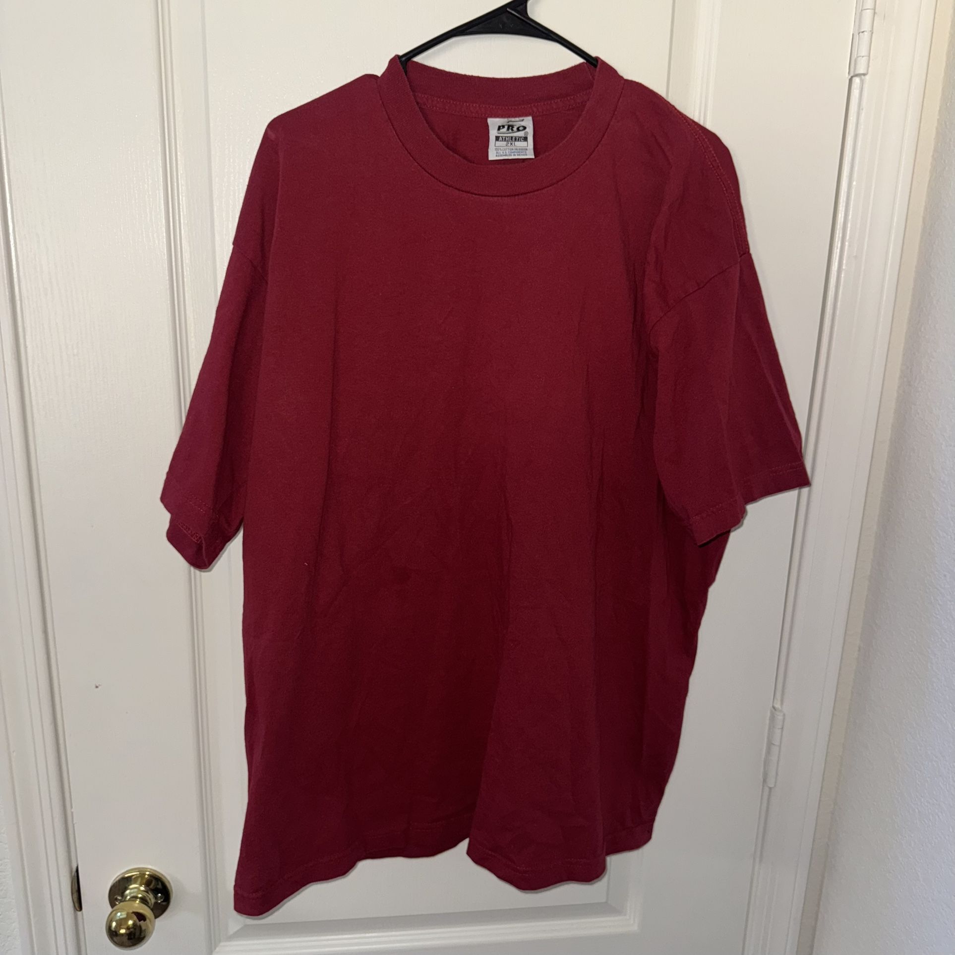 Men’s Athletic Red Shirt