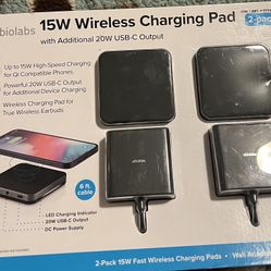 2-pack Wireless Charging Pads 