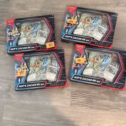 Hop Zacian Ex Boxes 4 Lot 