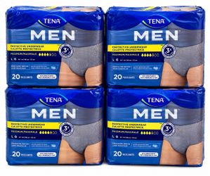 TENA Men Maximum Protective Underwear – Large – 80 Count (4 Packs)
