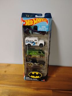 New Hotwheels 5 Pack Batman Collectable 1:64 Scale