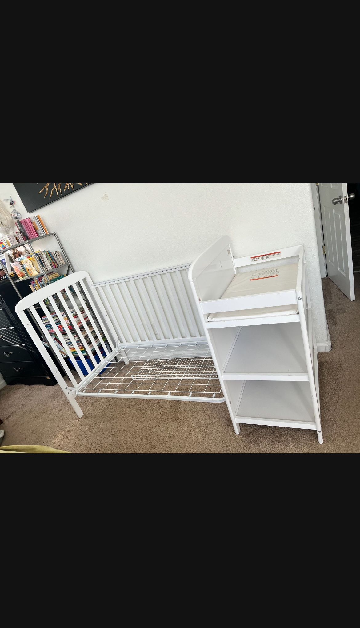 Free Convertible White Baby Crib