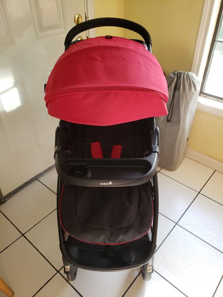 Red Baby stroller