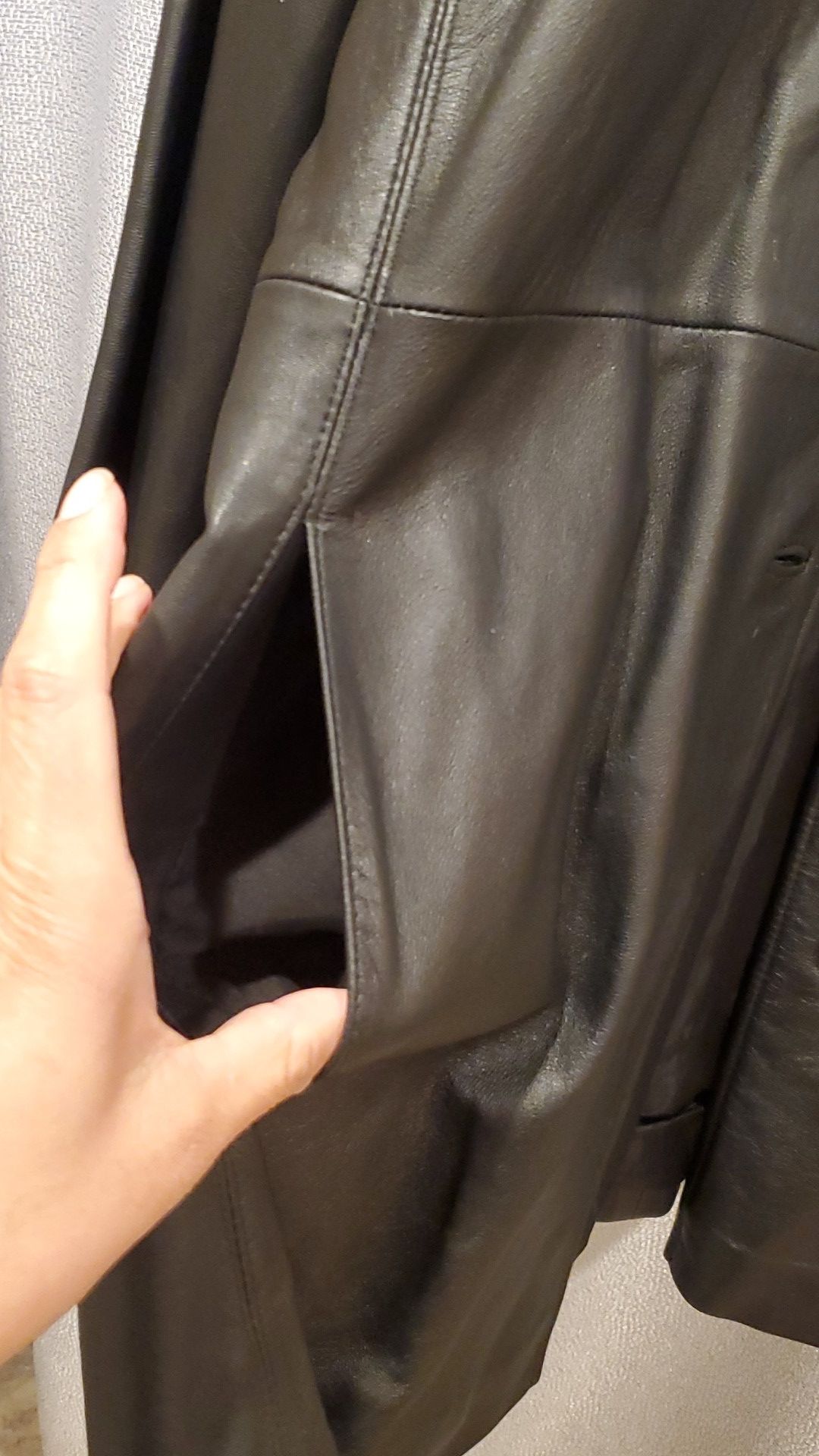 Lether coat