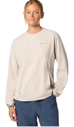 MARMOT Women's Women's Rockbound Fleece Pullover  Color: Birch Bark  Size: M  type 100% Placeholder Care instructions Machine Wash Origin Imported Clo