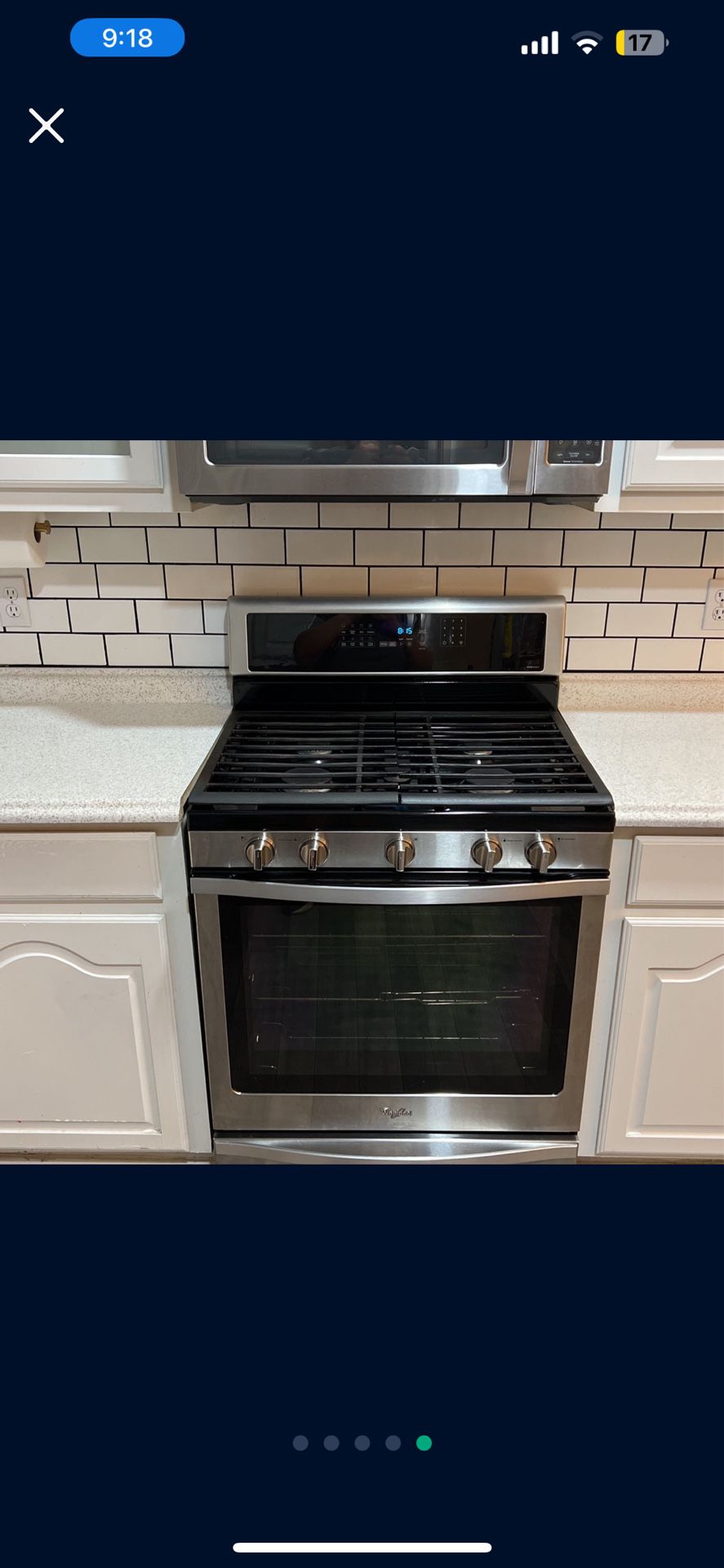 Whirlpool Stove And Microwave 