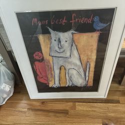 Art Mans Best Friend Dog Picture 