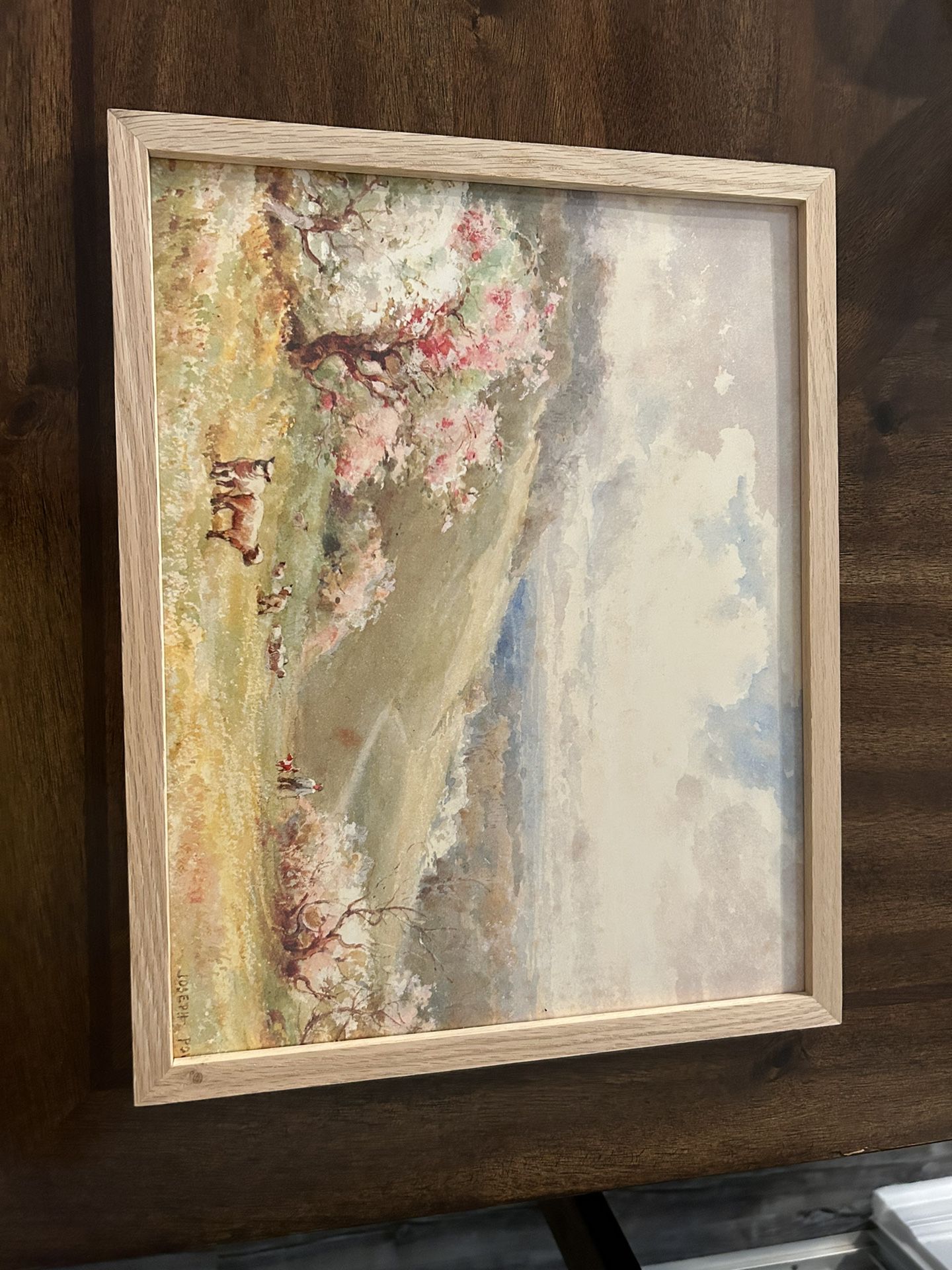 Farm picture and Wood Picture Frame