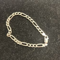 Sterling Silver Figaro Bracelet 