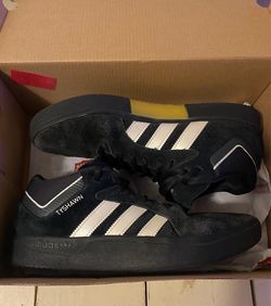 Adidas Tyshawn Black & White Sneakers
