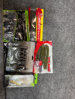 Soft Plastic Fishing Lure Lot – YUM, Big Bite, Samatis & More