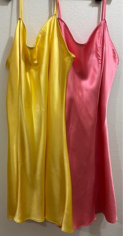 Victoria Secret Sz S satin slip chemise lot of 2