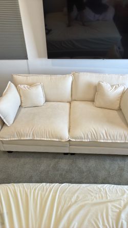Clean Beige Couch