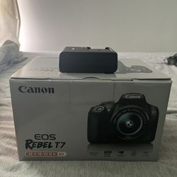 Canon Eos Rebel T7 Camera 