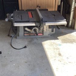 Craftman 10 Inch Table Saw Works Perfect