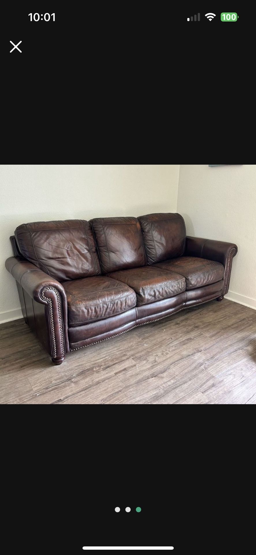 leather couch