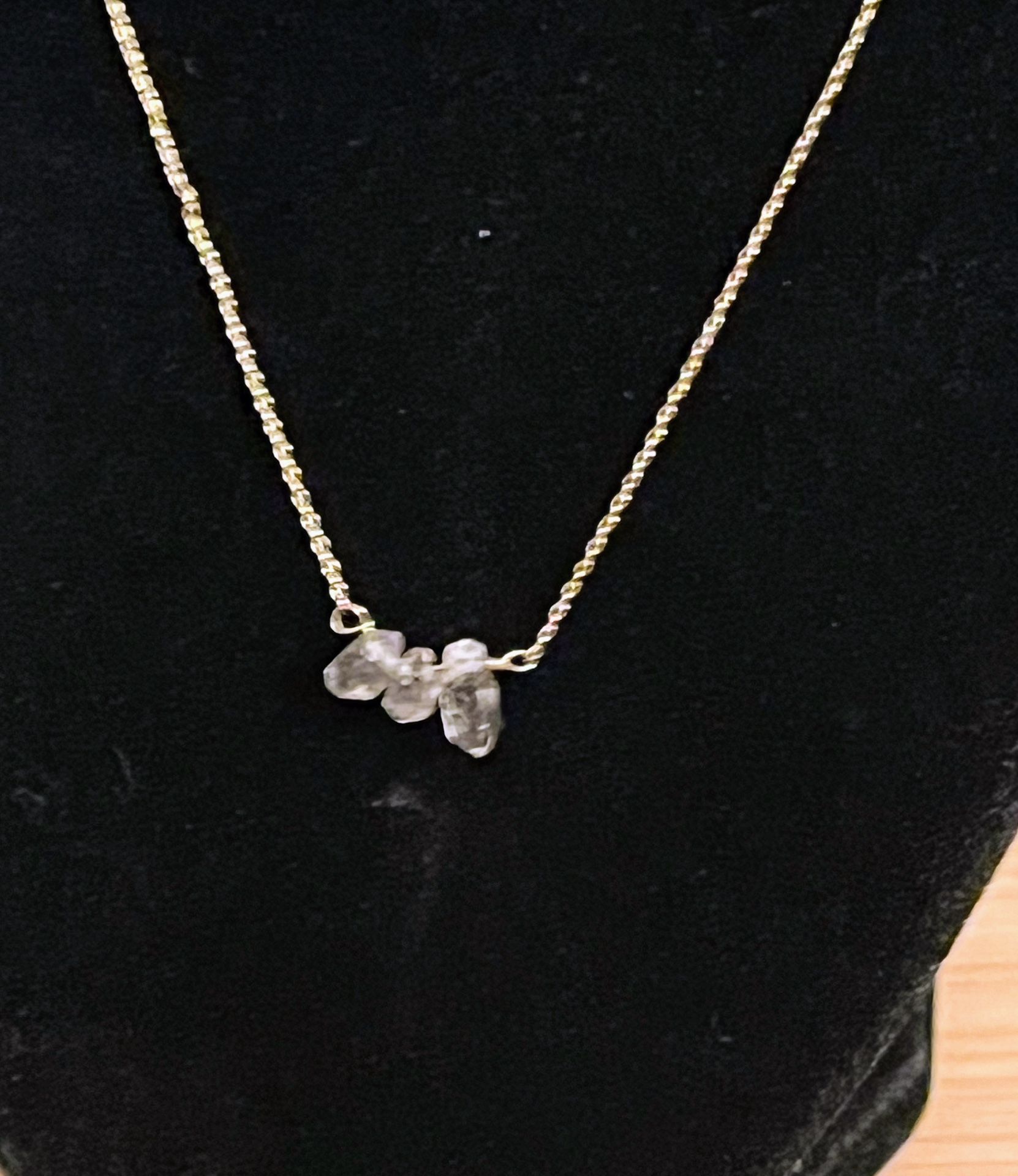 Luna Norte Layered Amethyst Shard Sun Pendant 14K Gold PLATED Necklace