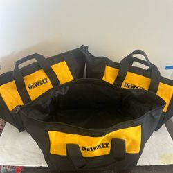 $35 NEW Dewalt Contractor Tool Bag (Set of 3 Bags)