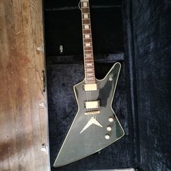 Dean Guitar Limited Edition Black Gold AAA  Flame